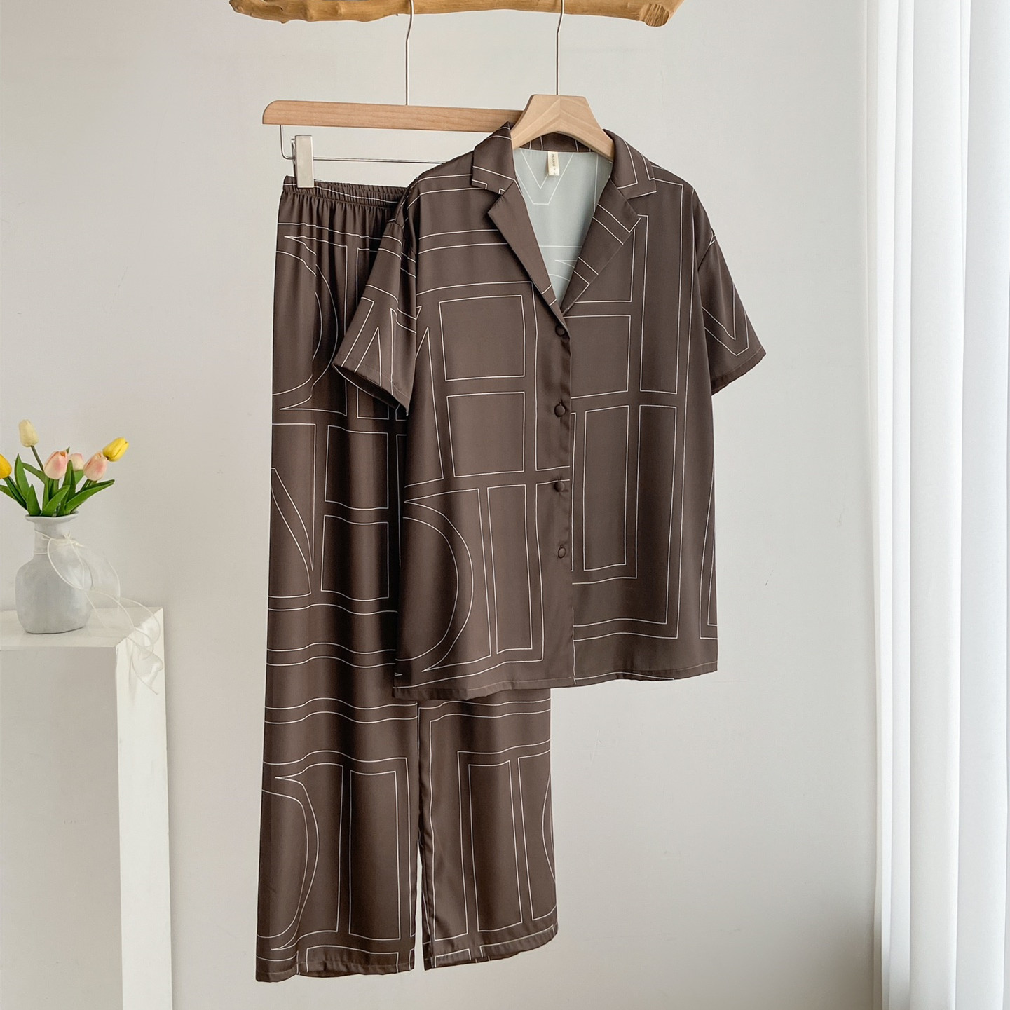 Summer House Clothing - New Satin Luxury Print Ice Silk
