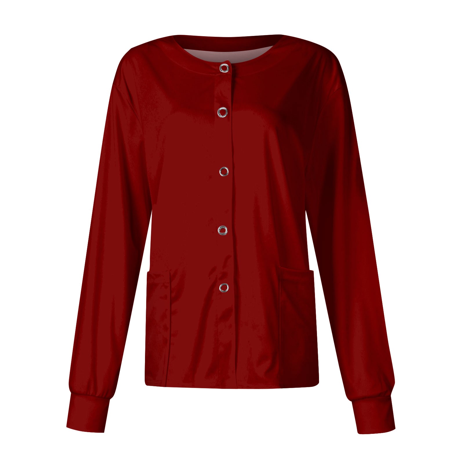 Rash Guard Long Sleeve - Women Long Sleeve Pocket Working Stand-Up
