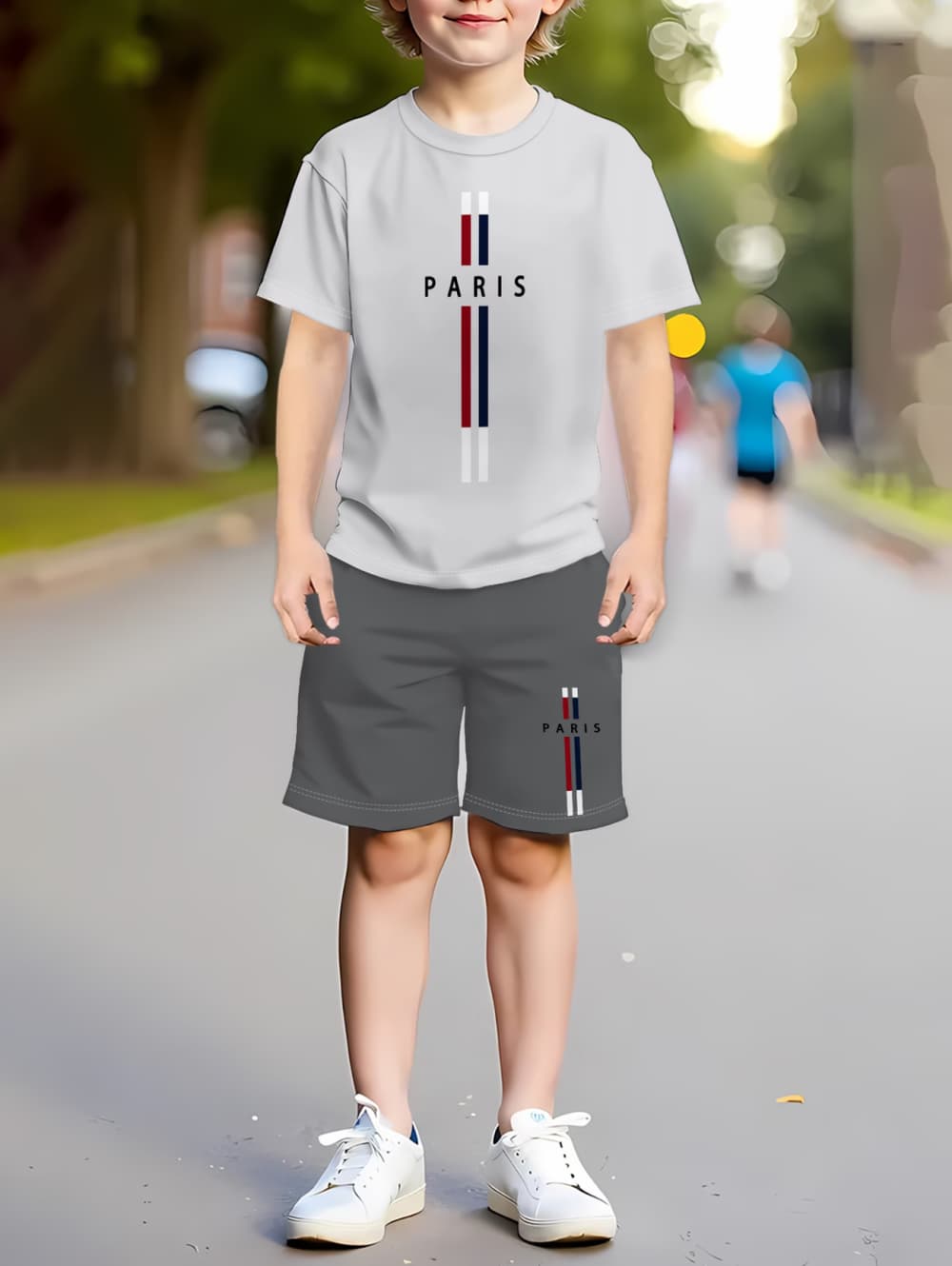 Summer Clothing In Paris - 2026 Summer Casual Boys T-Shirts Sets