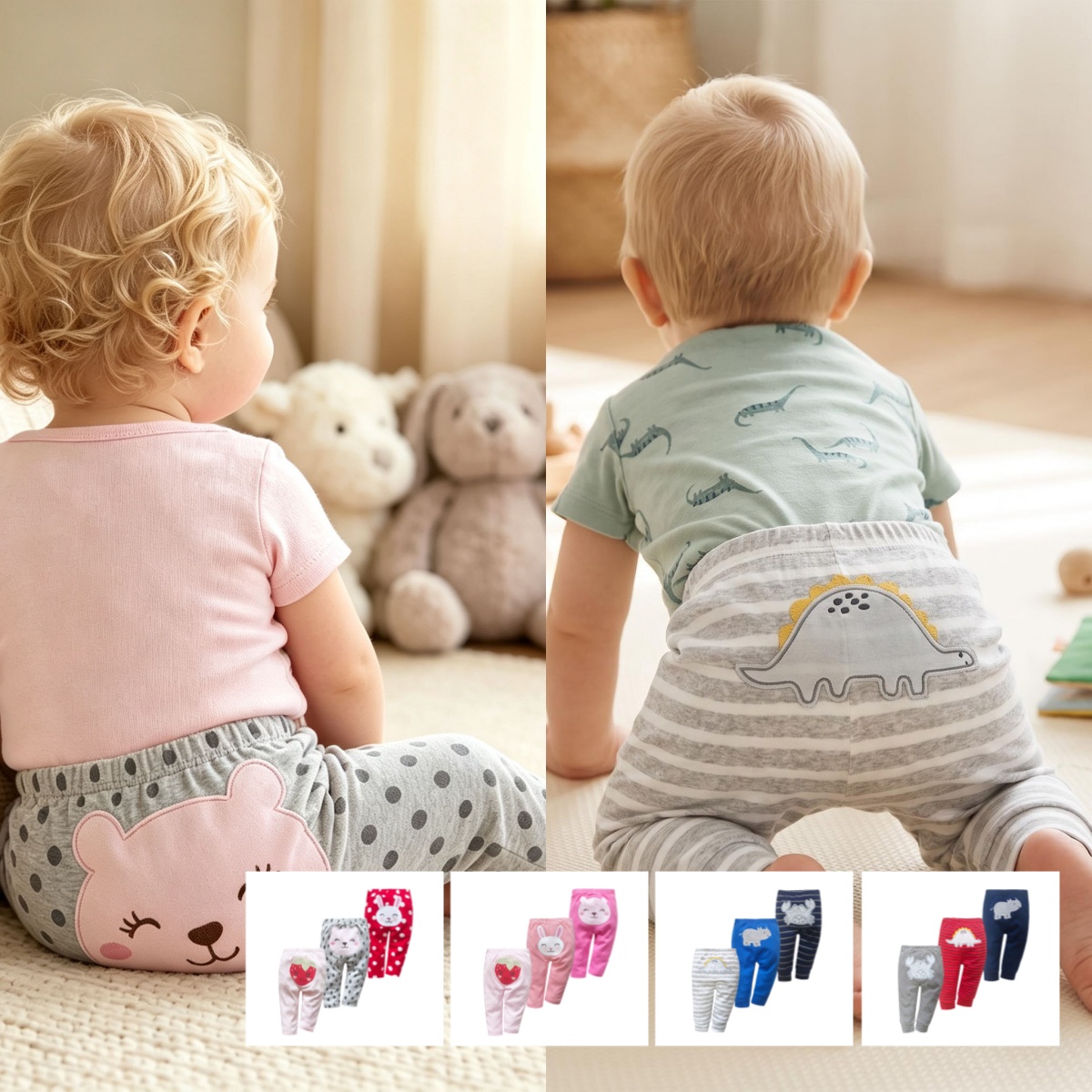 Summer Clothing Baby Boy - 3PCS Unisex Cotton Harem PP Pants