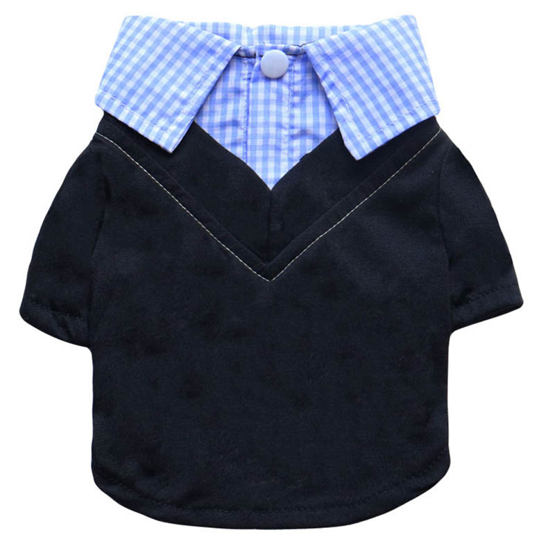 Summer Dog Clothing - Kẻ Sọc Chó Áo Sơ Mi