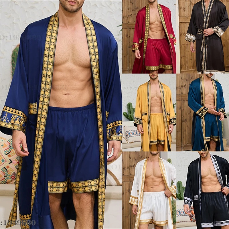 Summer Clothing Styles Men - Spring Summer New Men Pajama 2PCS