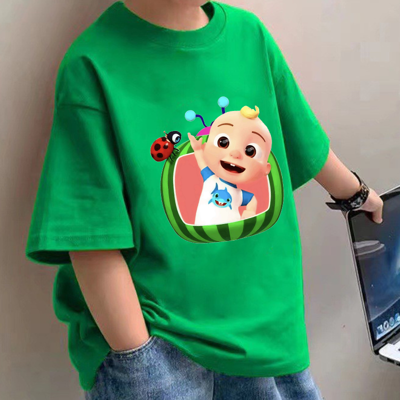 Summer Clothing Baby Boy - Cocomelons Baby T-Shirts Anime Cotton Short