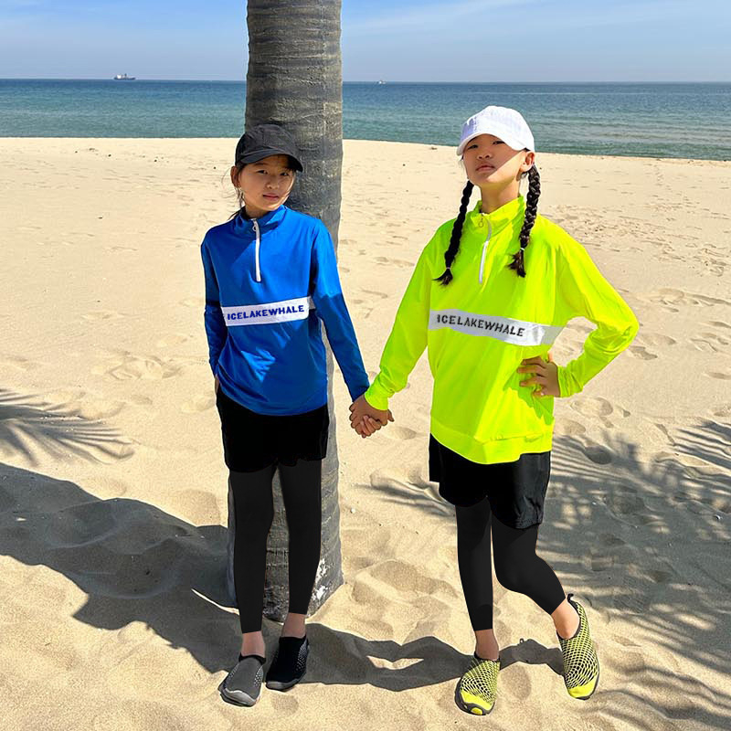 Three Piece Long Sleeve Neon C - đánh giá và giá Rash Guard Long Sleeve