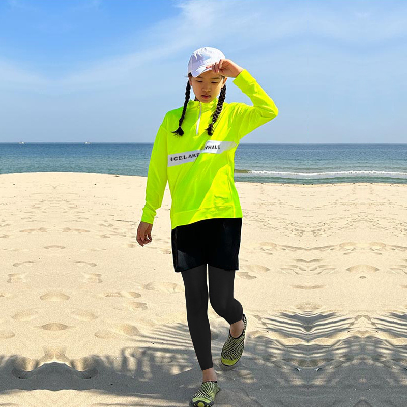 Three Piece Long Sleeve Neon C - đánh giá và giá Rash Guard Long Sleeve