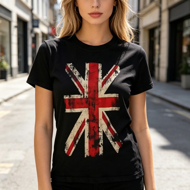 Union Jack Graphic Tshirt Vint - đánh giá và giá Summer Clothing Uk