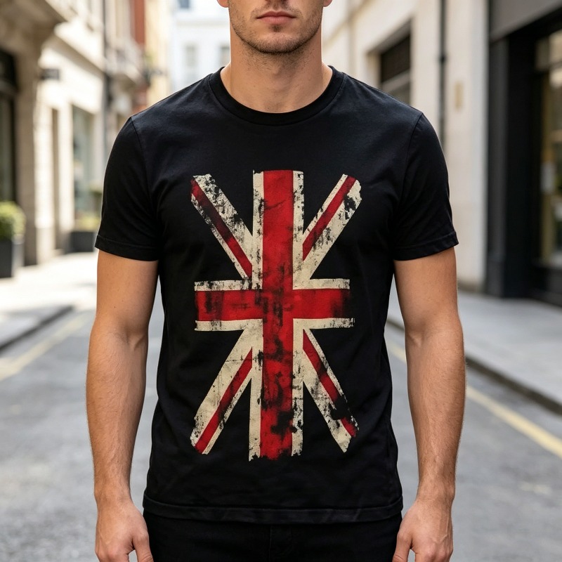 Union Jack Graphic Tshirt Vint - đánh giá và giá Summer Clothing Uk