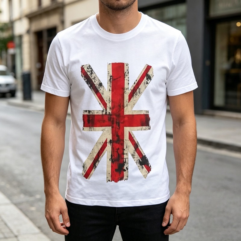 Union Jack Graphic Tshirt Vint - đánh giá và giá Summer Clothing Uk