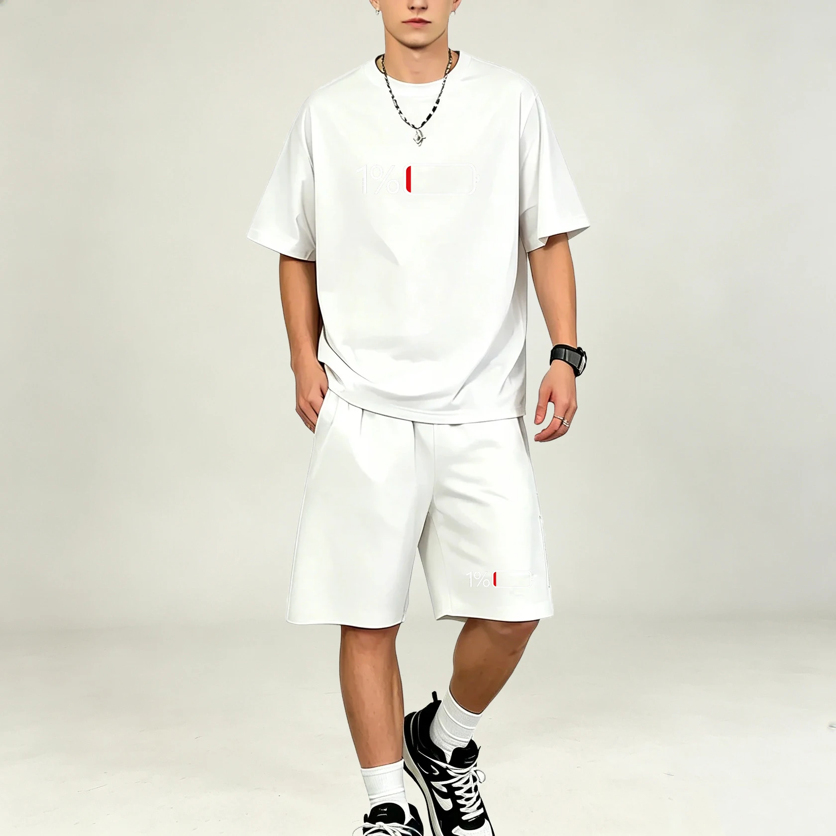 Hot Selling Men T‑Shirts Sets  - đánh giá và giá Summer Clothing For Young Men
