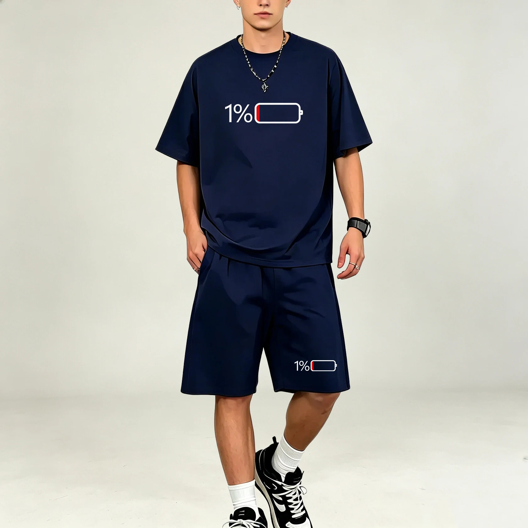 Hot Selling Men T‑Shirts Sets  - đánh giá và giá Summer Clothing For Young Men