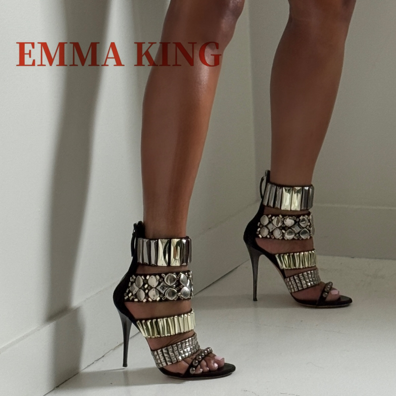 Black Embellished Ankle Strap  - đánh giá và giá Summer Clothing Stores