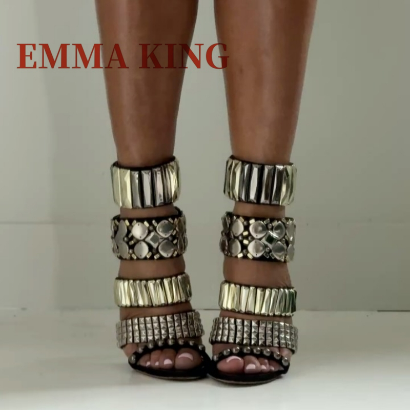 Black Embellished Ankle Strap  - đánh giá và giá Summer Clothing Stores