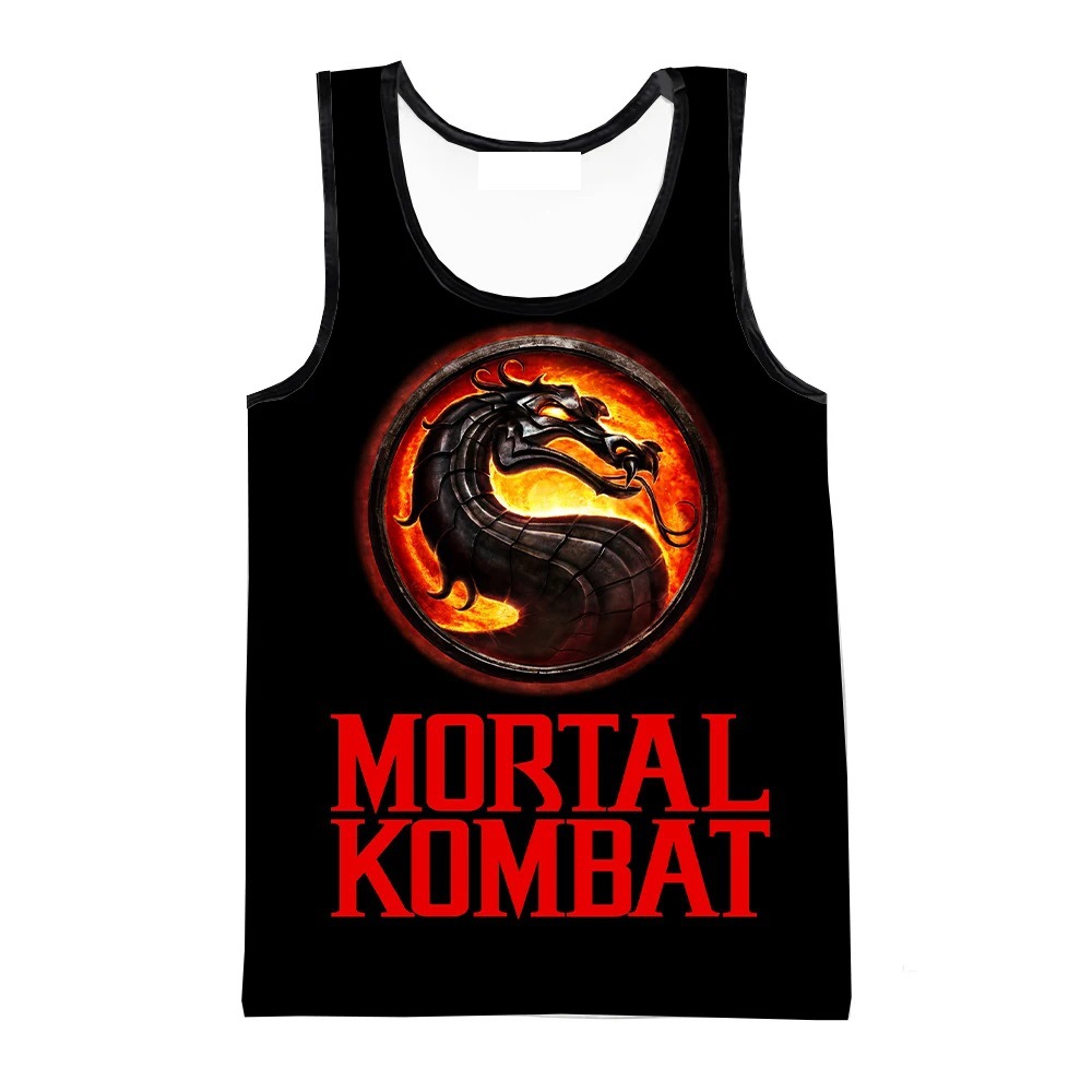 Mortal Kombat Game 3D Print Ta - đánh giá và giá Summer Games Clothing