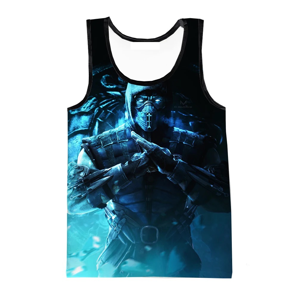 Mortal Kombat Game 3D Print Ta - đánh giá và giá Summer Games Clothing
