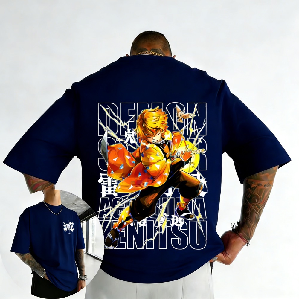 Plus Size Demon Slayer Summer  - đánh giá và giá Summer Clothing Styles Men