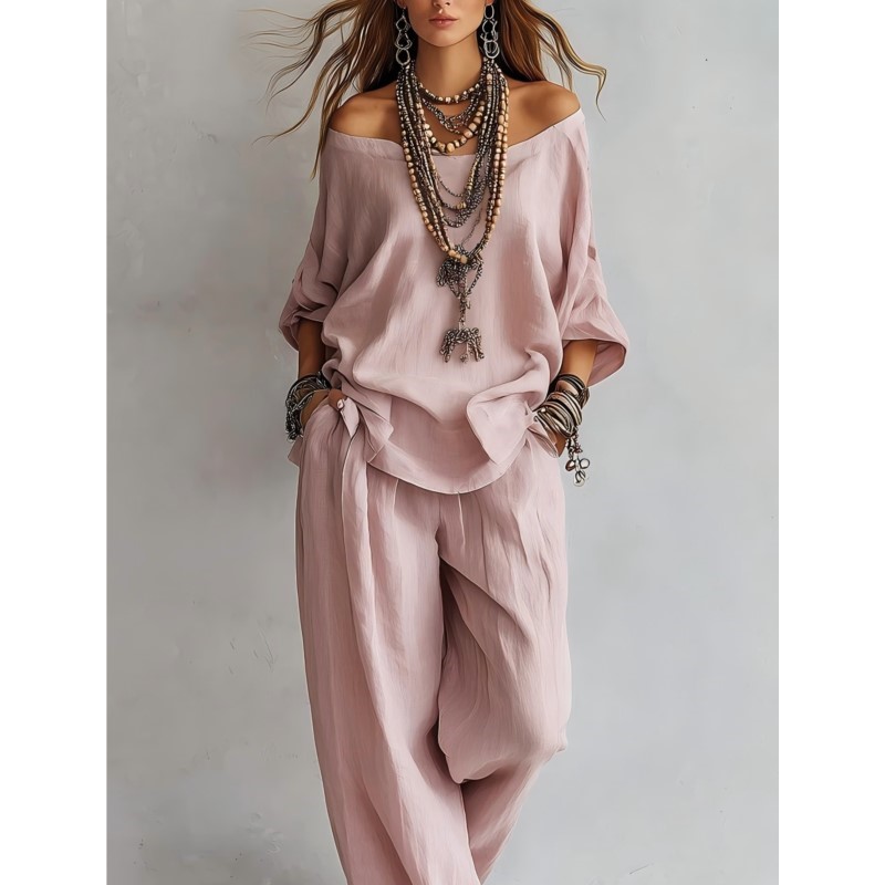 Summer New Casual Loose Linen  - đánh giá và giá Summer Linen Clothing For Women