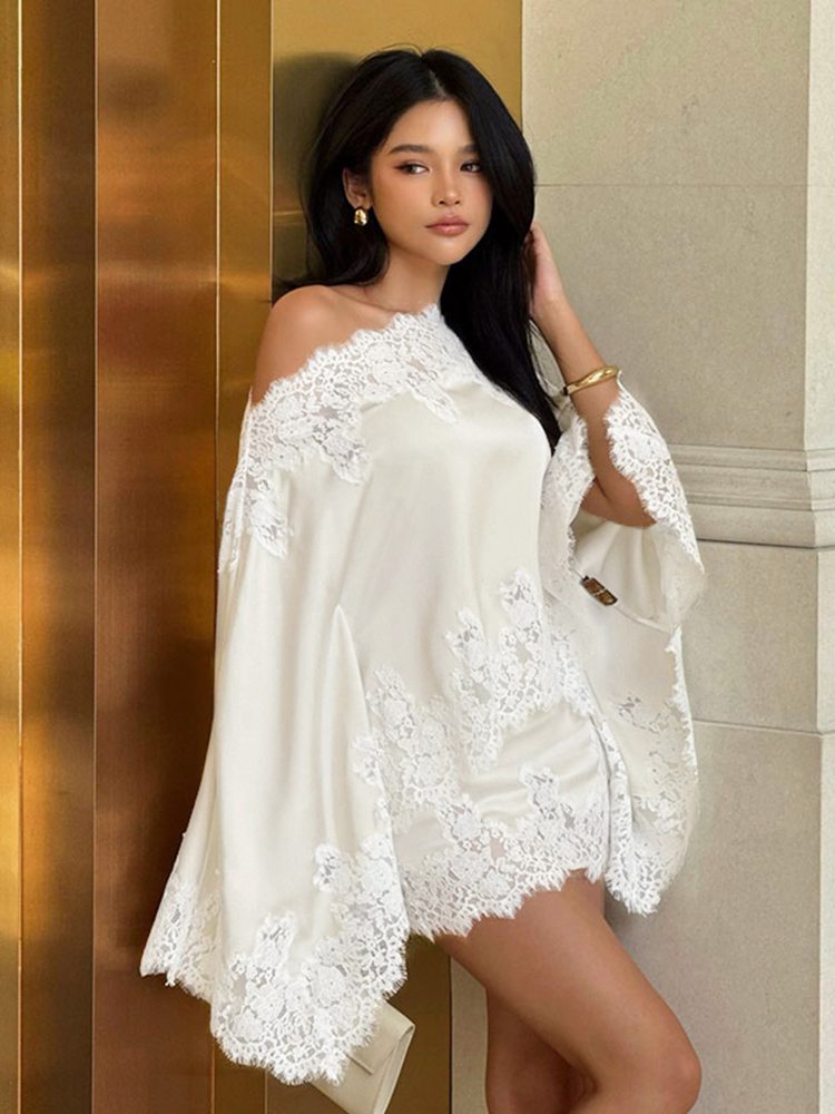 Elegant Lace Patchwork Women's - đánh giá và giá Summer Alt Clothing