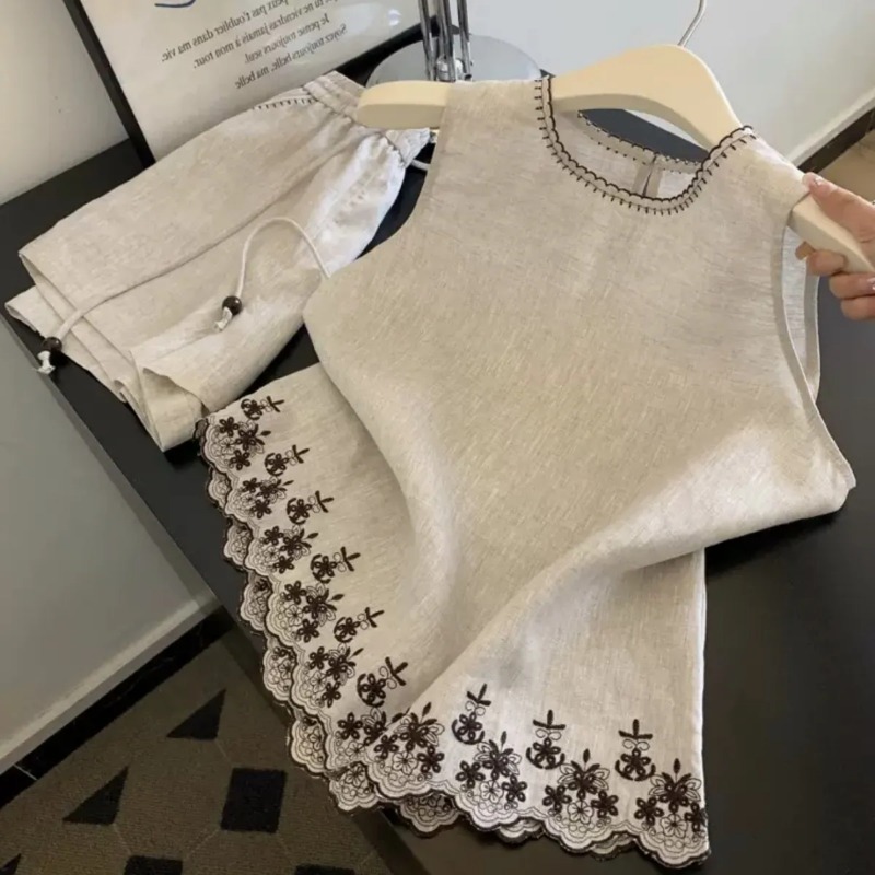 Simple Old Money Style Cotton  - đánh giá và giá Summer Linen Clothing For Women