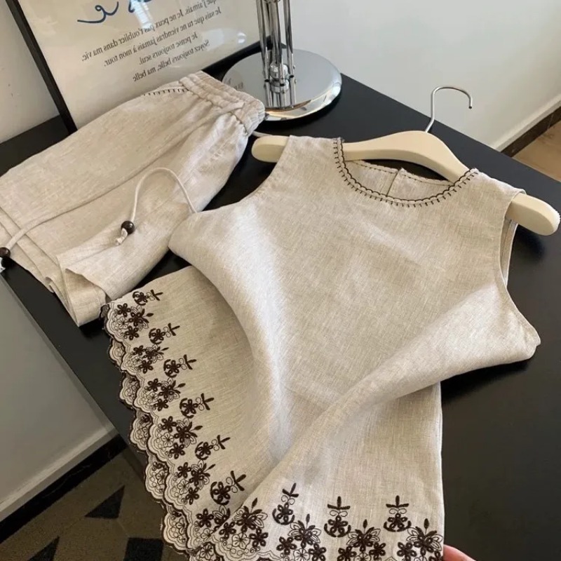 Simple Old Money Style Cotton  - đánh giá và giá Summer Linen Clothing For Women