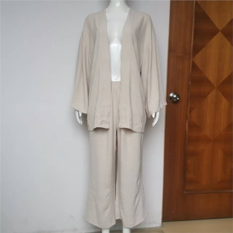 Women's Linen Trouser Suit Wit - đánh giá và giá Summer Linen Clothing For Women
