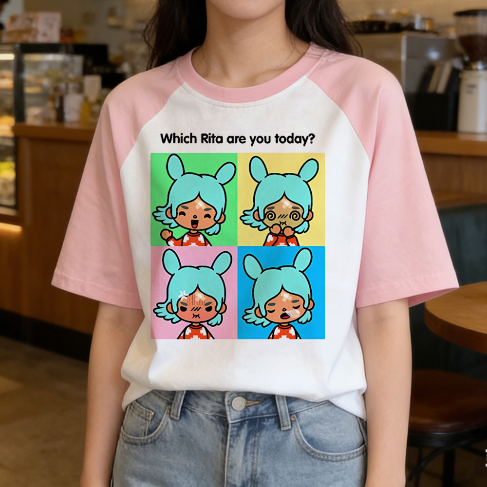 Toca Boca shirt teen gyaru 200 - đánh giá và giá Summer Clothing Teens