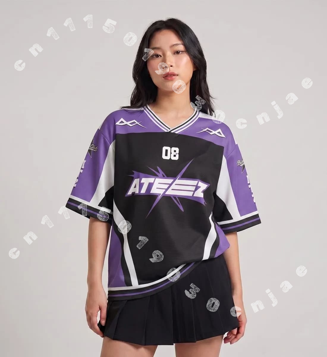 ATEEZ K-pop Jersey for Women a - đánh giá và giá Summer Clothing Uk