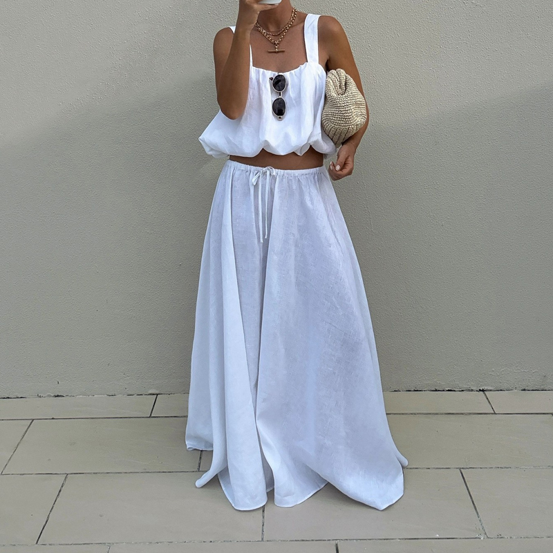 Women Elegant Sleeveless Solid - đánh giá và giá Summer Linen Clothing For Women