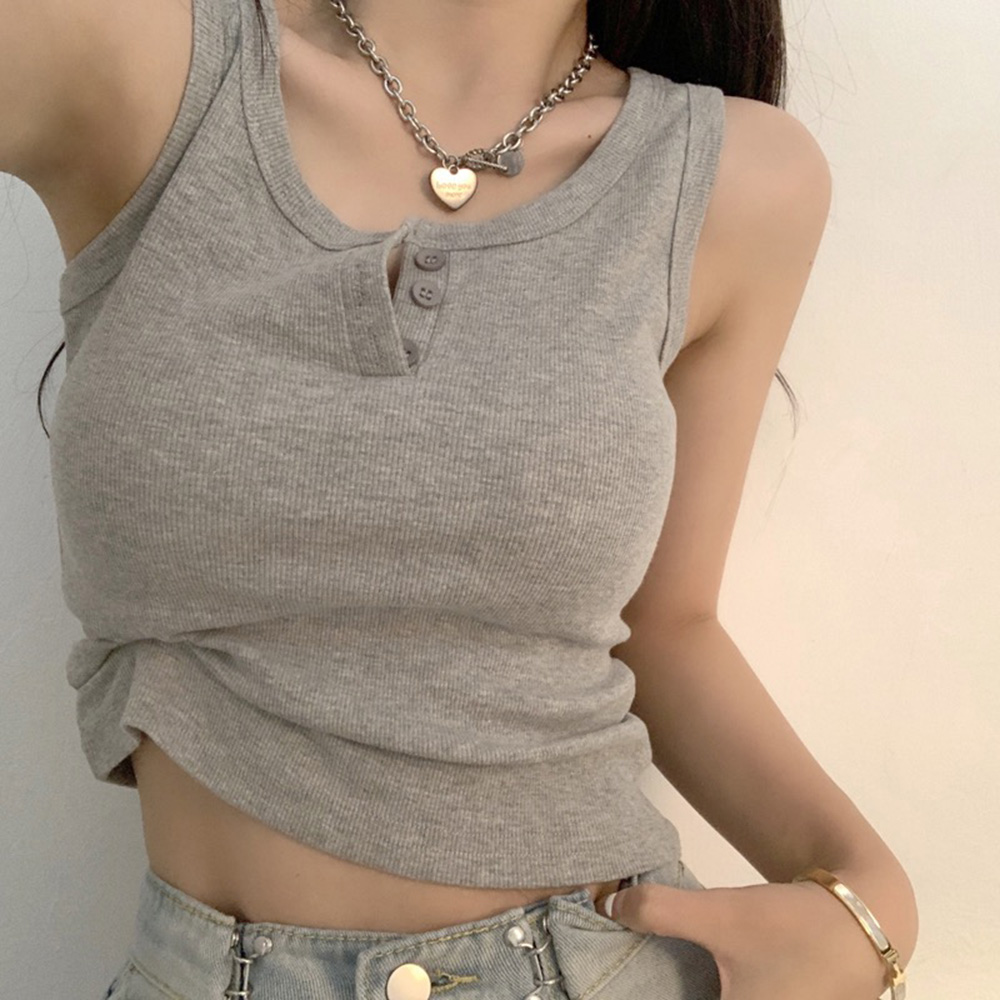 Tank Top for Women Ribbed Butt - đánh giá và giá Summer Clothing Teens
