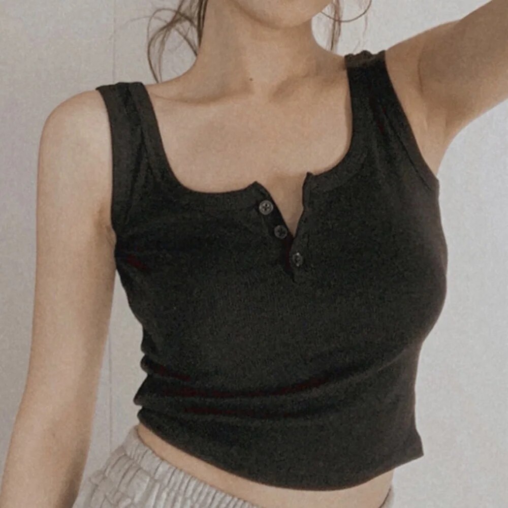 Tank Top for Women Ribbed Butt - đánh giá và giá Summer Clothing Teens