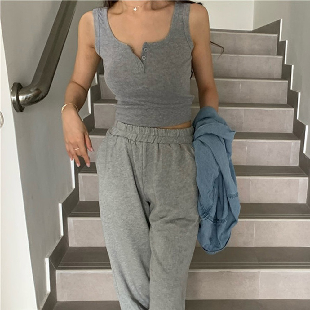 Tank Top for Women Ribbed Butt - đánh giá và giá Summer Clothing Teens