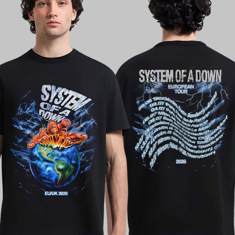 System of A Down European Tour - đánh giá và giá Summer Clothing Uk