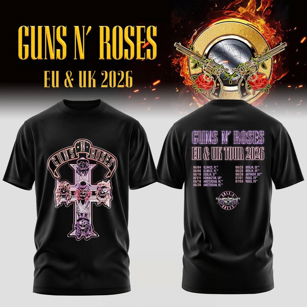 Guns N Roses EU & UK TOUR 2026 - đánh giá và giá Summer Clothing Uk