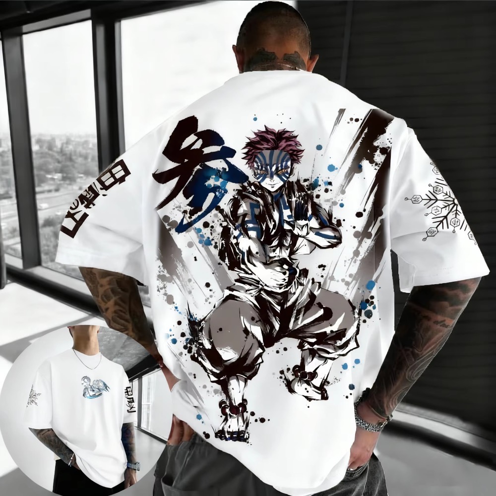 Summer Plus Size Demon Slayer  - đánh giá và giá Summer Clothing Styles Men