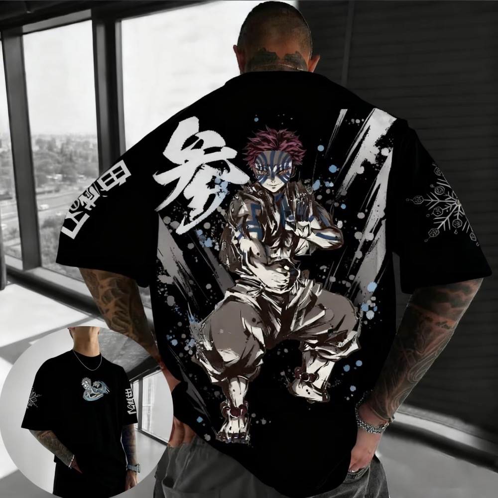 Summer Plus Size Demon Slayer  - đánh giá và giá Summer Clothing Styles Men