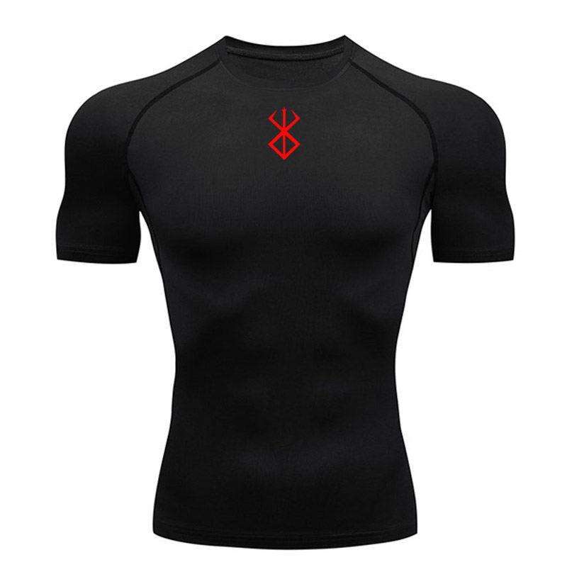 Men's Gym T-Shirt Running Comp - đánh giá và giá Rash Guard Long Sleeve