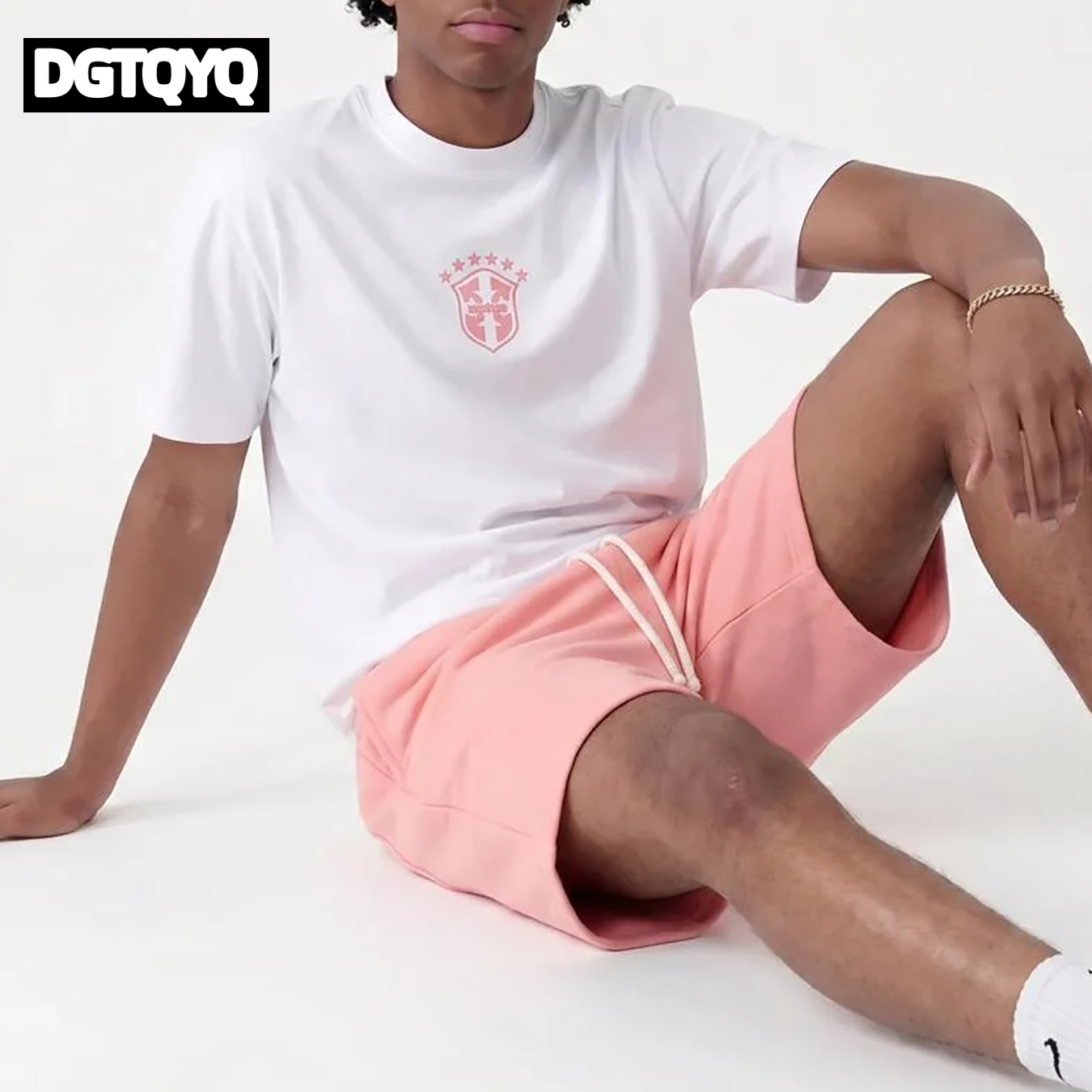 Man's Summer New Pink Embroide - đánh giá và giá Summer Clothing For Young Men
