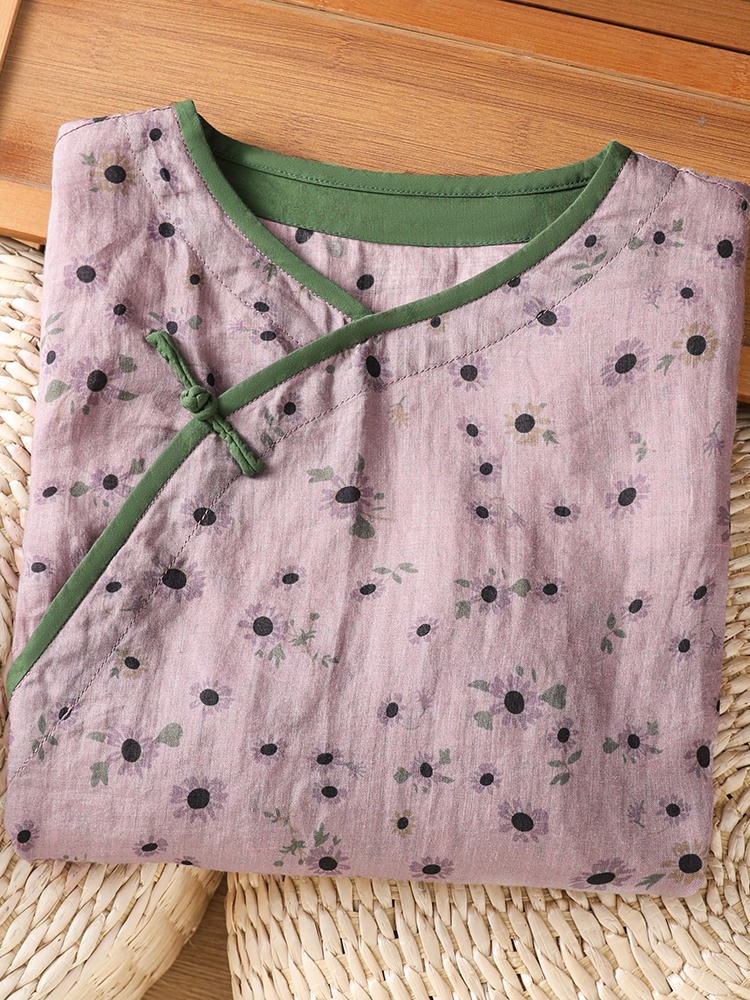 Retro Chinese National Style F - đánh giá và giá Summer Linen Clothing For Women