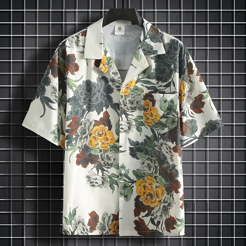 Printed Shirt Men's Short Slee - đánh giá và giá Summer Clothing Styles Men