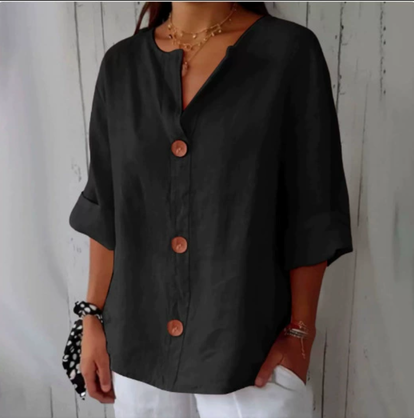 Plus Size Loose Shirt&Blouses  - đánh giá và giá Summer Linen Clothing For Women