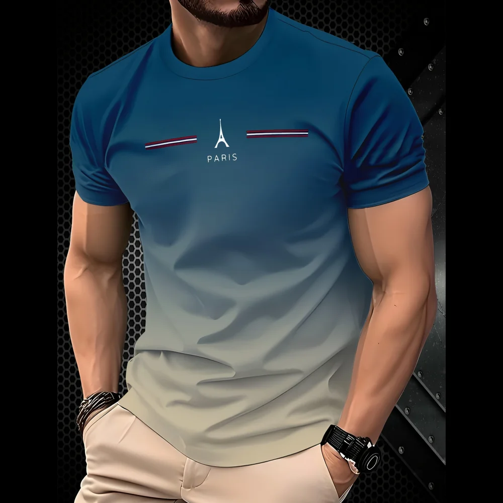 Summer Men's Clothing 3D Gradi - đánh giá và giá Summer Clothing In Paris