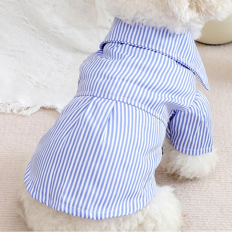 Dog Clothes Bowknot Striped Sh - đánh giá và giá Summer Dog Clothing