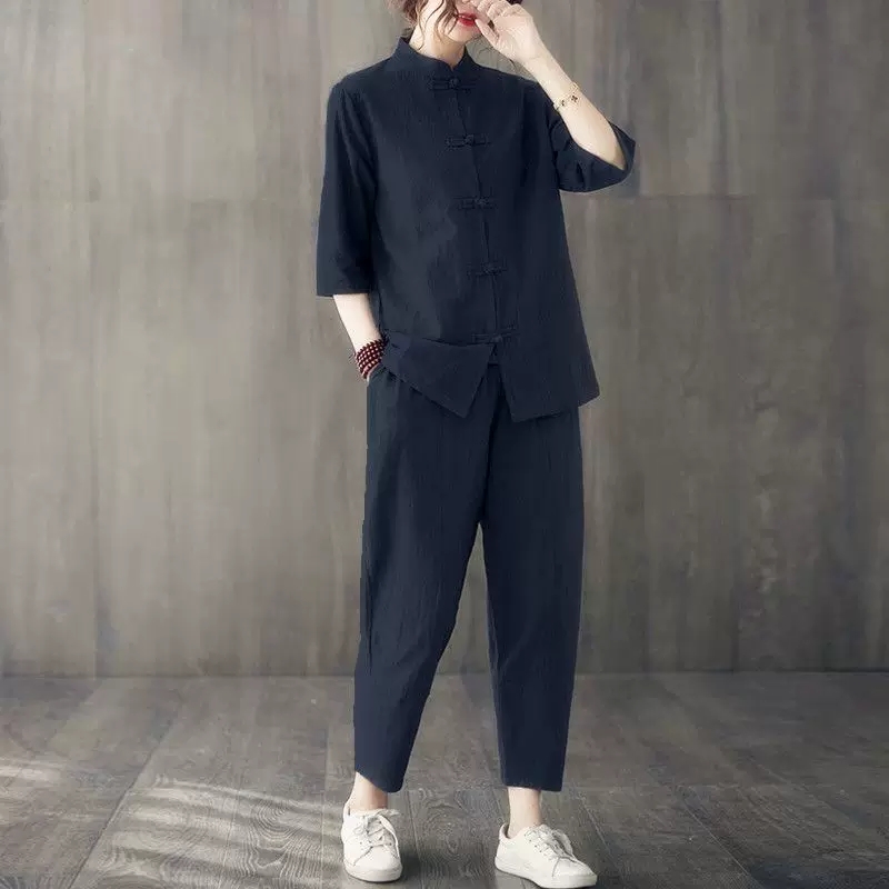 2pcs Buddhist Women's Clothing - đánh giá và giá Summer Linen Clothing For Women