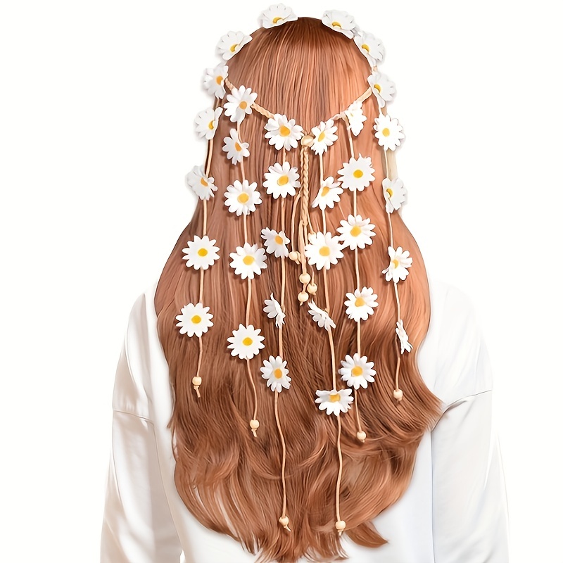 Flower hippie headband, flower - đánh giá và giá Summer Linen Clothing For Women