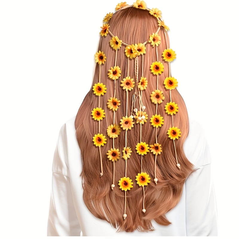 Flower hippie headband, flower - đánh giá và giá Summer Linen Clothing For Women