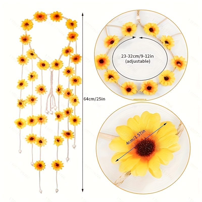 Flower hippie headband, flower - đánh giá và giá Summer Linen Clothing For Women