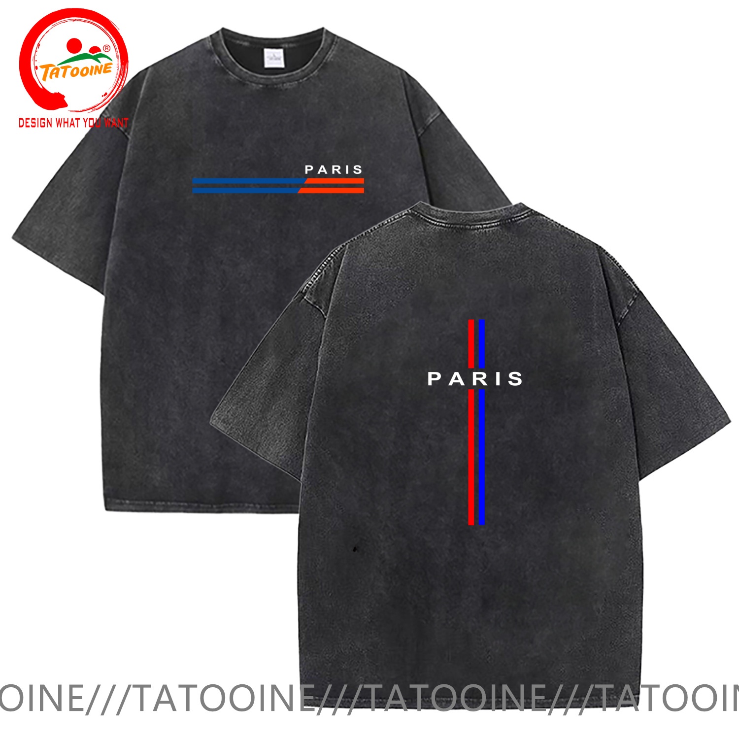 Vintage Washed Cotton T-Shirt  - đánh giá và giá Summer Clothing In Paris