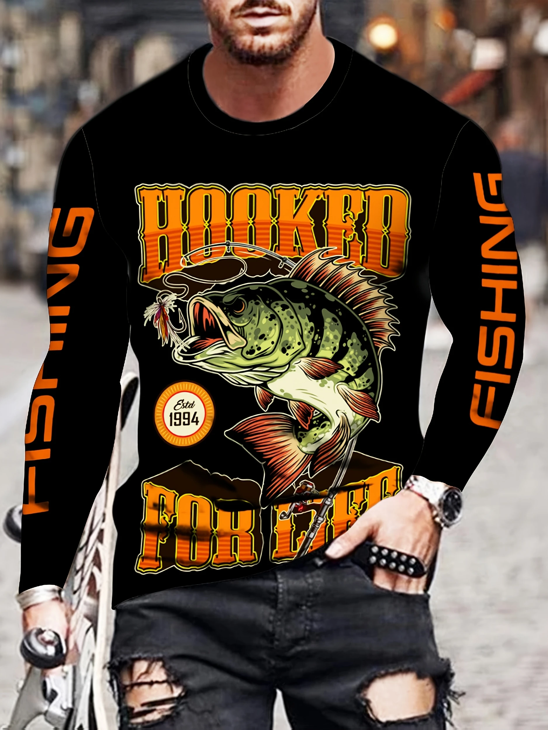 Men's Quick-Dry Fishing Shirt  - đánh giá và giá Rash Guard Long Sleeve