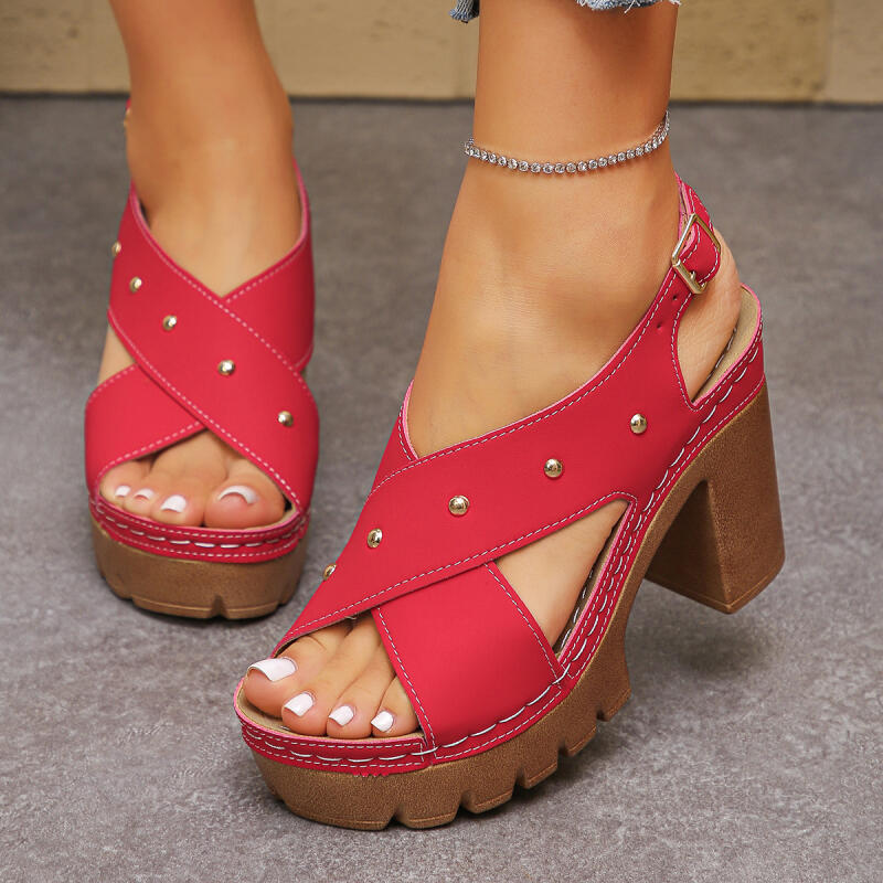 Vintage Super High Heel Cross  - đánh giá và giá Summer Clothing Stores