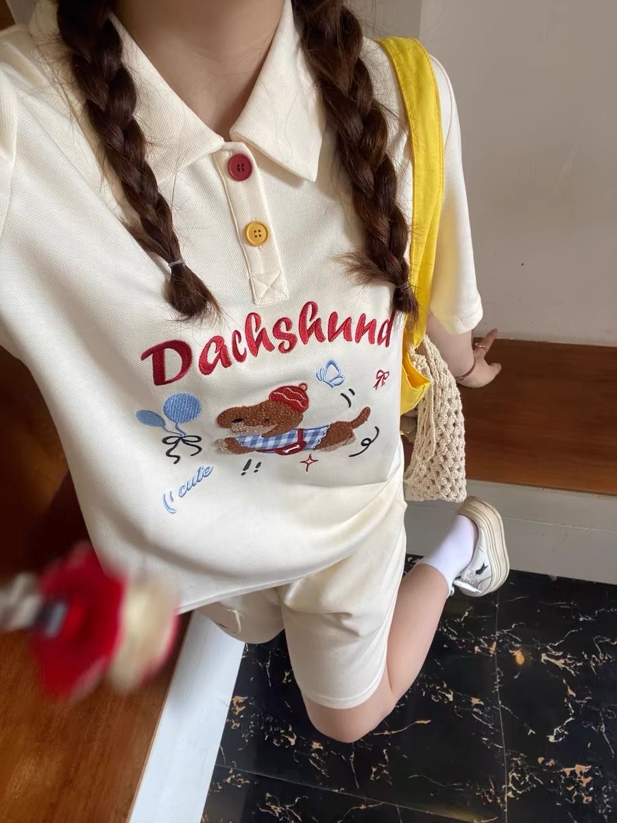 Kawaii Embroidery Dog Japan St - đánh giá và giá Summer Dog Clothing