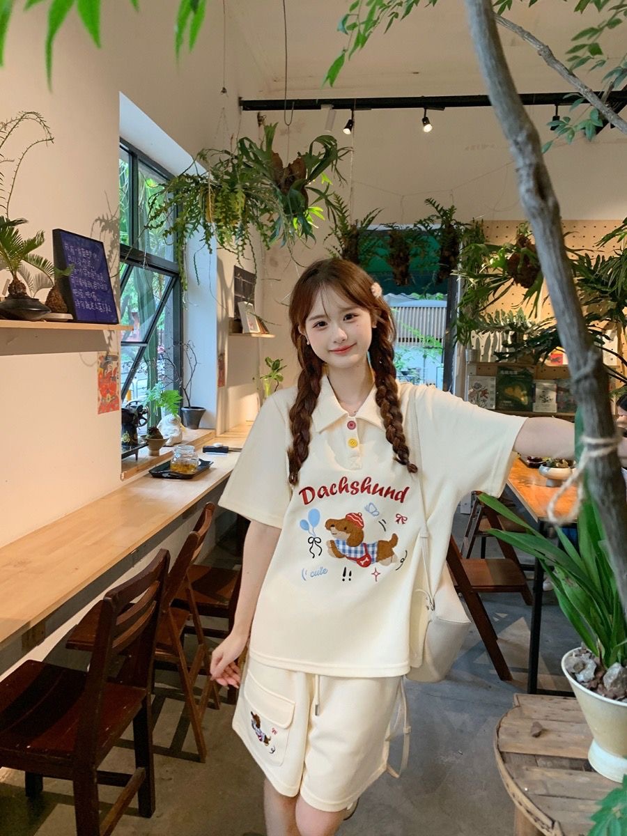 Kawaii Embroidery Dog Japan St - đánh giá và giá Summer Dog Clothing